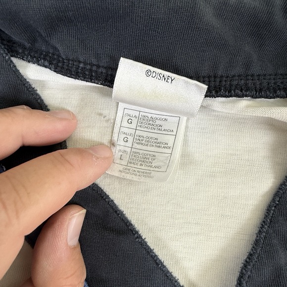 Vtg Disney Store Embroidered Baseball Jersey Men's L Eeyore Bee Stompers Thrash - Picture 9 of 11